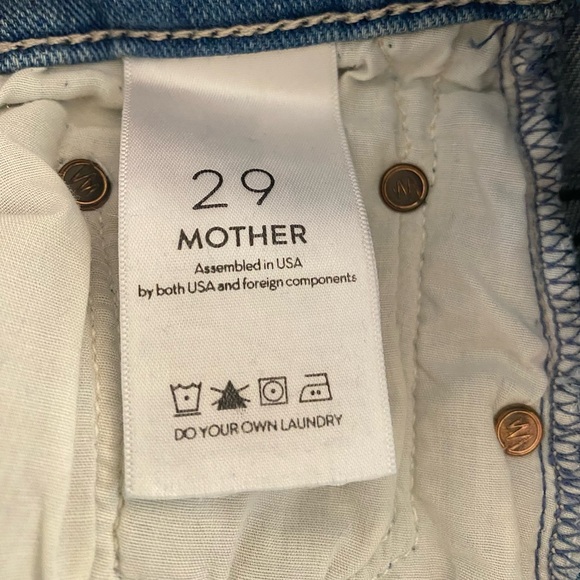 MOTHER Insider Crop two step fray when sparks fly size 29 - Picture 6 of 13